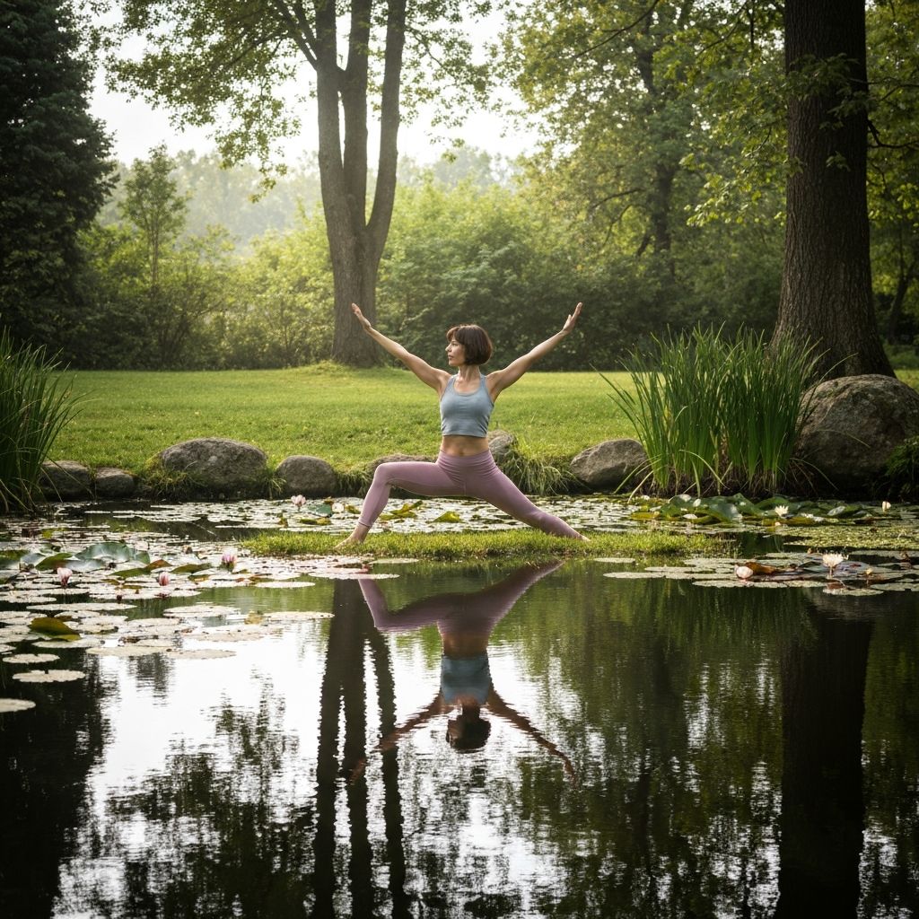Γυναίκα που κάνει γιόγκα